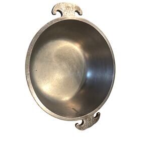 Vintage Guardian service 1950s Aluminum Round Pan/casserole pan 10x8x3